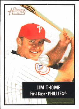 2003 Bowman Heritage #155 Jim Thome Front