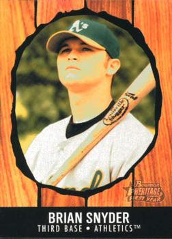 2003 Bowman Heritage #267 Brian Snyder Front