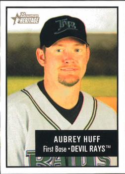 2003 Bowman Heritage #27 Aubrey Huff Front