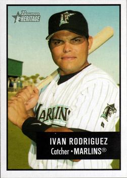 2003 Bowman Heritage #55 Ivan Rodriguez Front