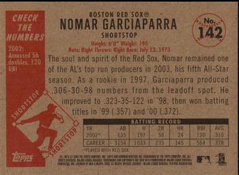 2003 Bowman Heritage #142 Nomar Garciaparra Back