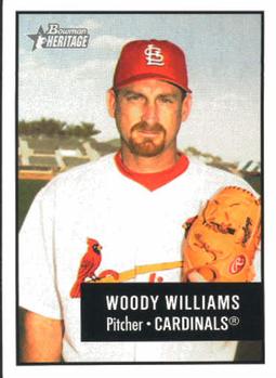 2003 Bowman Heritage #49 Woody Williams Front