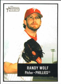 2003 Bowman Heritage #51 Randy Wolf Front