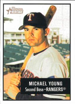 2003 Bowman Heritage #59 Michael Young Front