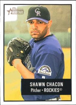 2003 Bowman Heritage #67 Shawn Chacon Front