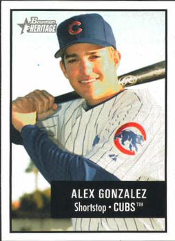 2003 Bowman Heritage #68 Alex Gonzalez Front