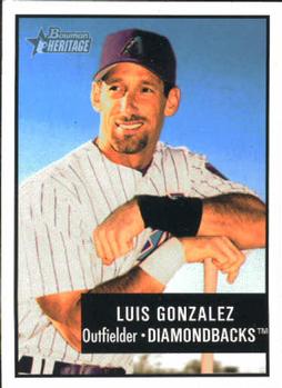 2003 Bowman Heritage #6 Luis Gonzalez Front