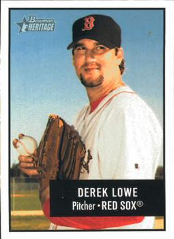 2003 Bowman Heritage #92 Derek Lowe Front