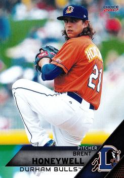 2017 Choice Durham Bulls #12 Brent Honeywell Front