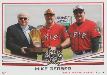2017 Grandstand Erie SeaWolves #NNO Mike Gerber Front