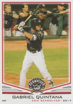 2017 Grandstand Erie SeaWolves #NNO Gabriel Quintana Front