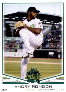 2017 Grandstand Eugene Emeralds #NNO Andry Rondon Front