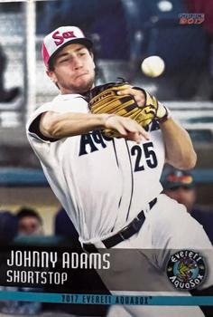 2017 Choice Everett AquaSox #1 Johnny Adams Front