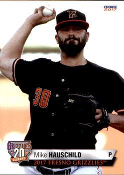 2017 Choice Fresno Grizzlies #8 Mike Hauschild Front