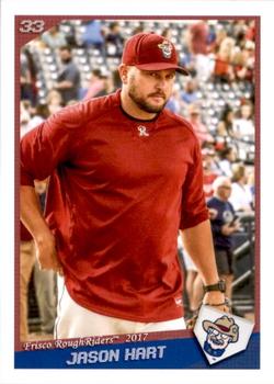 2017 Grandstand Frisco RoughRiders #10 Jason Hart Front