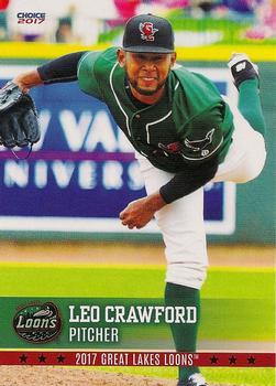 2017 Choice Great Lakes Loons #04 Leo Crawford Front