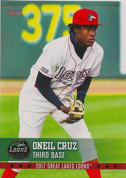 2017 Choice Great Lakes Loons #05 Oneil Cruz Front