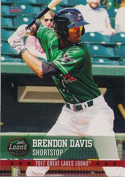 2017 Choice Great Lakes Loons #06 Brendon Davis Front
