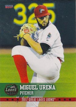 2017 Choice Great Lakes Loons #26 Miguel Urena Front