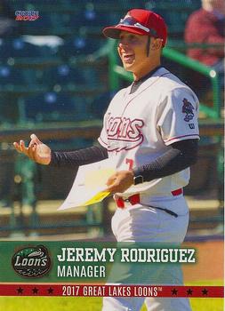 2017 Choice Great Lakes Loons #30 Jeremy Rodriguez Front