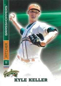 2017 Choice Greensboro Grasshoppers #NNO Kyle Keller Front
