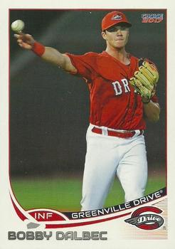2017 Choice Greenville Drive #3 Bobby Dalbec Front