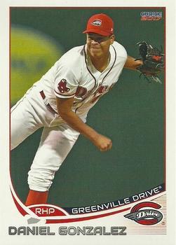 2017 Choice Greenville Drive #19 Daniel Gonzalez Front