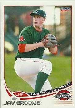 2017 Choice Greenville Drive #21 Jay Groome Front