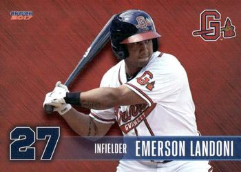 2017 Choice Gwinnett Braves #21 Emerson Landoni Front