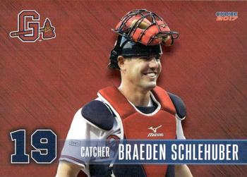2017 Choice Gwinnett Braves #28 Braeden Schlehuber Front