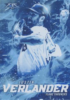 2017 Immaculate Collection Duals Blue Justin Verlander Jersey patch #D05/10  - Sportsnut Cards