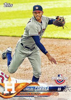 2018 Topps Opening Day #7 Carlos Correa Front