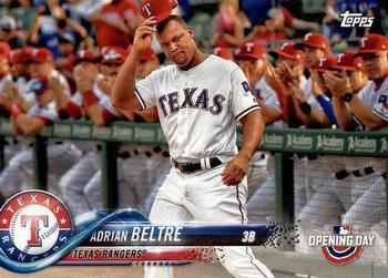 2018 Topps Opening Day #102 Adrian Beltre Front
