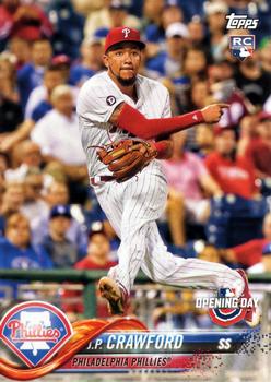 2018 Topps Opening Day #126 J.P. Crawford Front