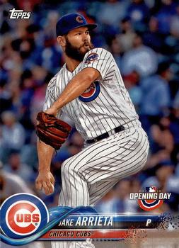 2018 Topps Opening Day #152 Jake Arrieta Front