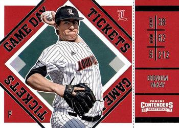 2017 Panini Contenders Draft Picks - Game Day Tickets #1 Brendan McKay Front