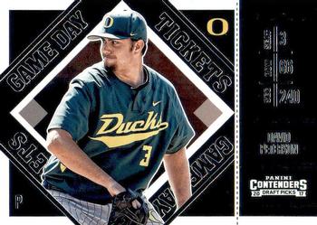 2017 Panini Contenders Draft Picks - Game Day Tickets #11 David Peterson Front