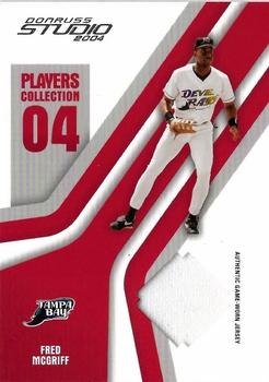2004 Donruss Studio - Players Collection Jersey #PC-26 Fred McGriff Front