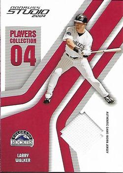 2004 Donruss Studio - Players Collection Jersey #PC-50 Larry Walker Front