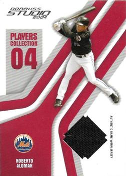 2004 Donruss Studio - Players Collection Jersey #PC-78 Roberto Alomar Front