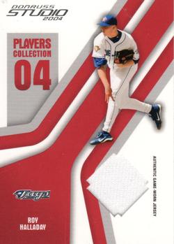 2004 Donruss Studio - Players Collection Jersey #PC-82 Roy Halladay Front