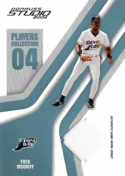 2004 Donruss Studio - Players Collection Jersey Platinum #PC-26 Fred McGriff Front