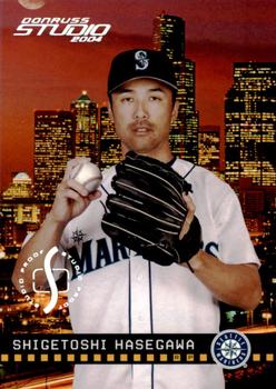 2004 Donruss Studio - Studio Proof Silver #177 Shigetoshi Hasegawa Front