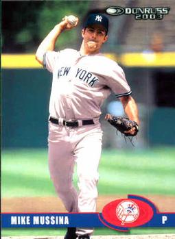 2003 Donruss #157 Mike Mussina Front