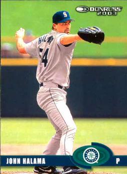 2003 Donruss #192 John Halama Front