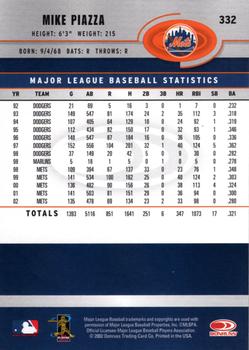 2003 Donruss #332 Mike Piazza Back