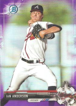 2017 Bowman Chrome - Prospects Purple Refractor #BCP232 Ian Anderson Front