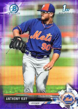 2017 Bowman Chrome - Prospects Purple Refractor #BCP246 Anthony Kay Front