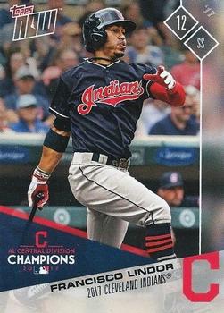 2017 Topps Now Postseason Cleveland Indians #PS-31 Francisco Lindor Front