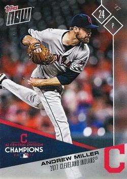 2017 Topps Now Postseason Cleveland Indians #PS-37 Andrew Miller Front